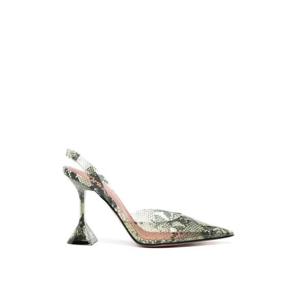 Amina Muaddi Bicolor Pvc High Heel Women's Pumps